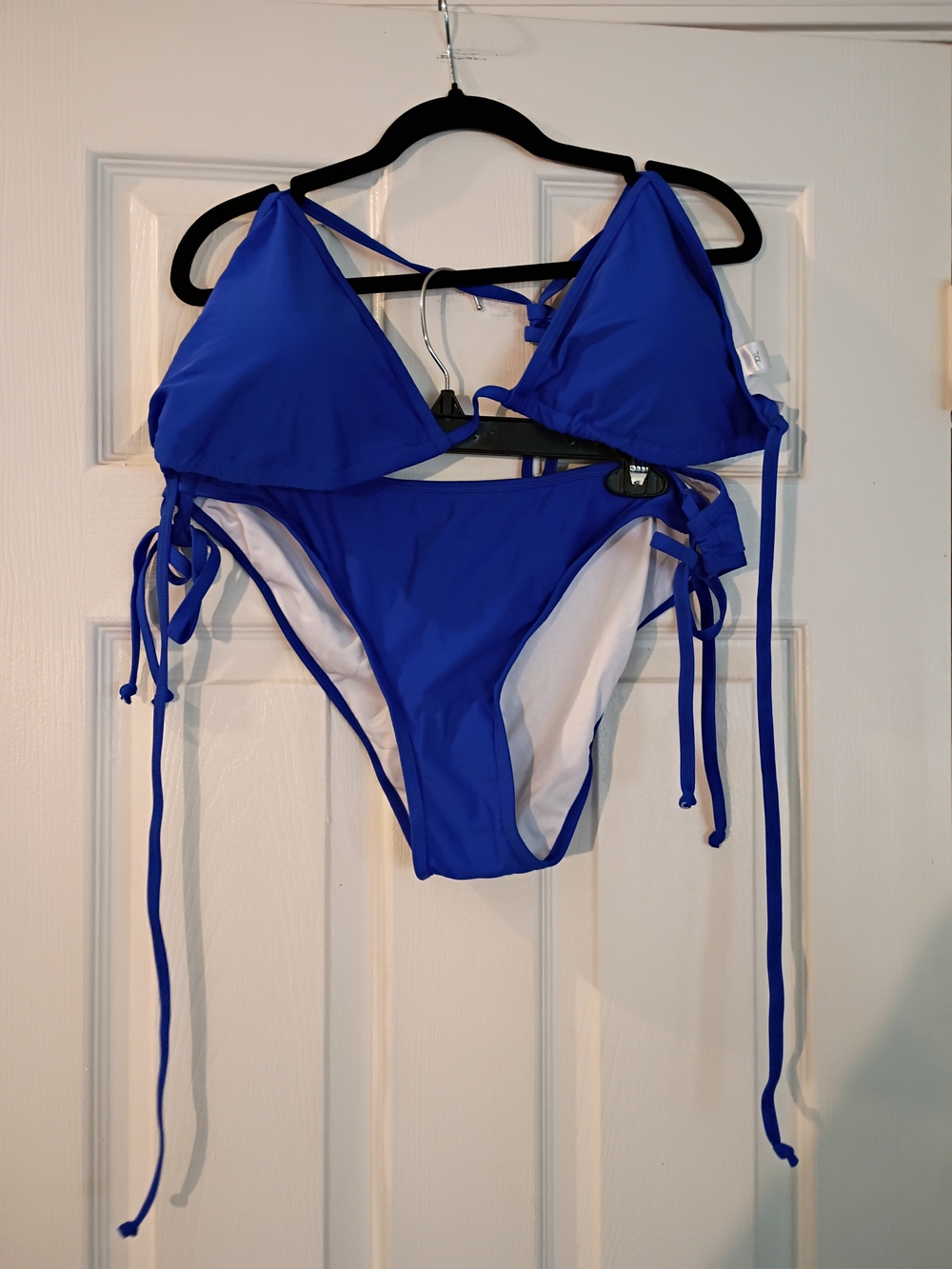 XXL - Bright Royal Blue String Bikini Set